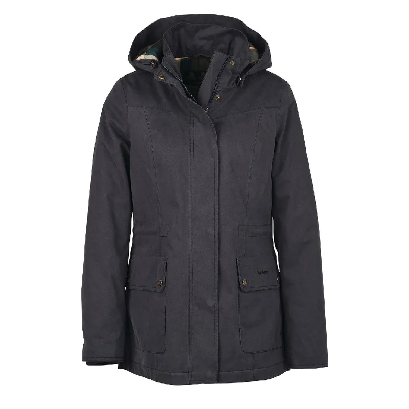 Barbour Womens Buttercup Waterproof Jacket Dark Navy / Classic