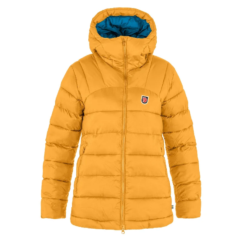 Fjallraven Womens Expedition Mid Winter Jacket Mustard Yellow / UN Blue