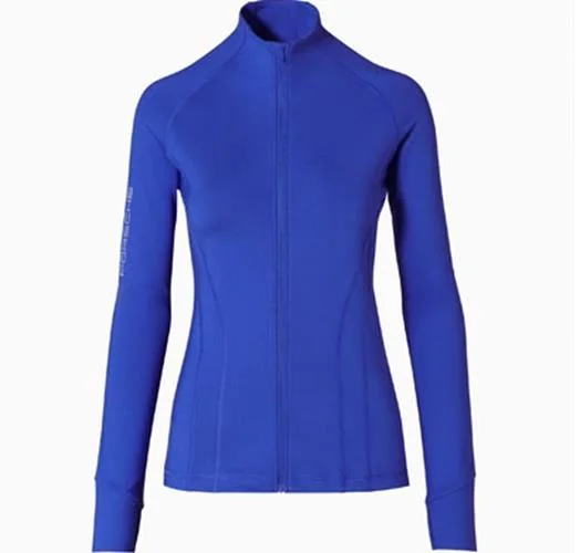 Porsche  Women's Blue Fitness Jacket- Sport