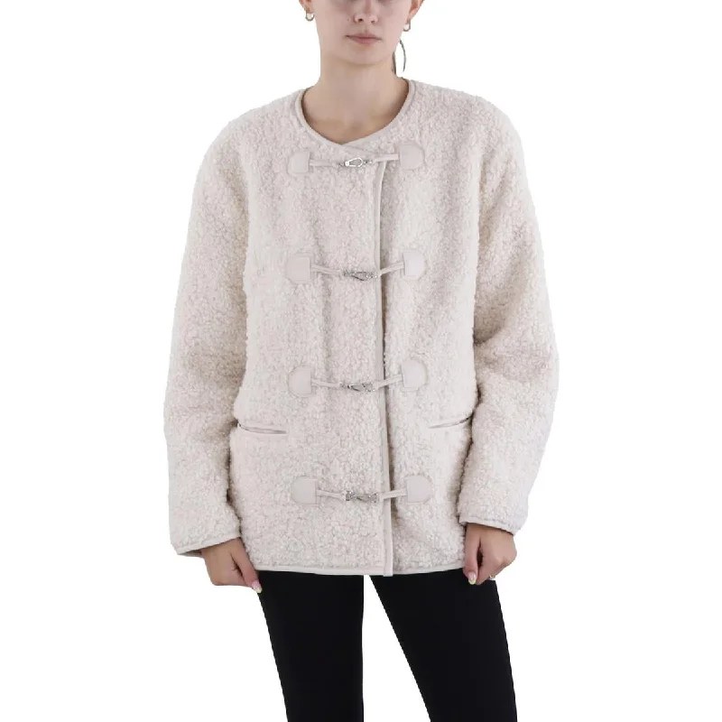 Womens Lightweight Oversized Faux Fur Coat