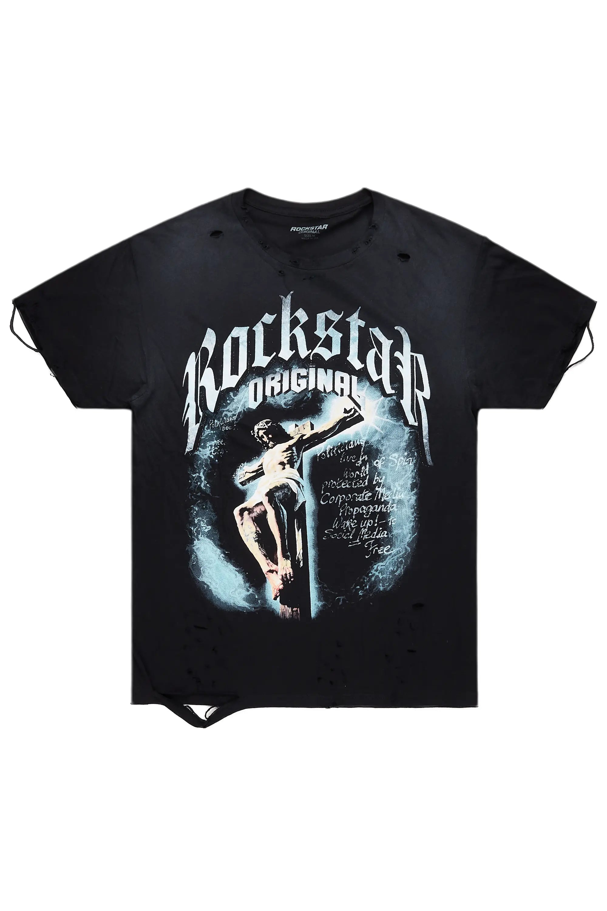 Sabian Black Graphic Oversized T-Shirt